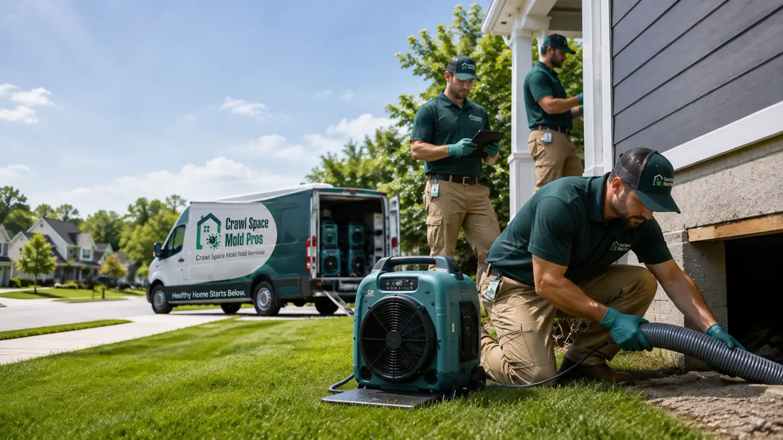 Crawl Space Mold Removal in Gladstone, MO